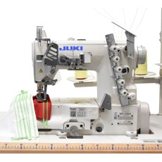 Juki MF7523U Flat bed industrial coverstitch sewing machine with needle position
